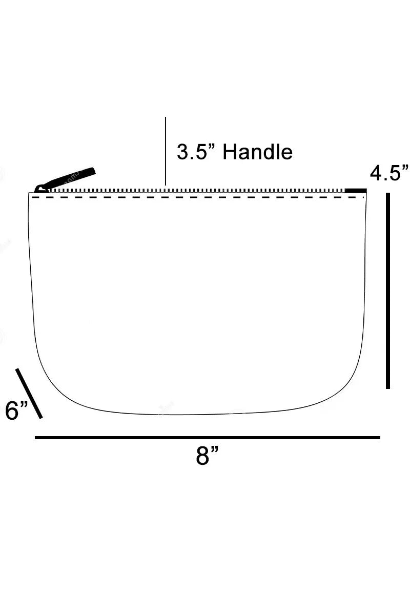 Fame Transparent Clear Top Handle Makeup Case Cosmetic Bag d3d9e8e87b3d46da8148e3a358a69834-Max-Origin