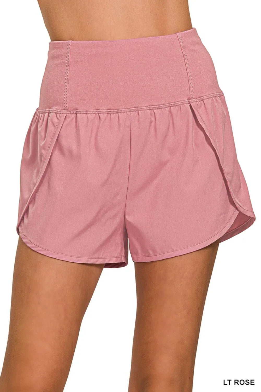 Zenana High Waisted Zippered Back Pocket Running Shorts d416443e-d719-4eaf-9587-3d79ecaf4241-Max-Origin