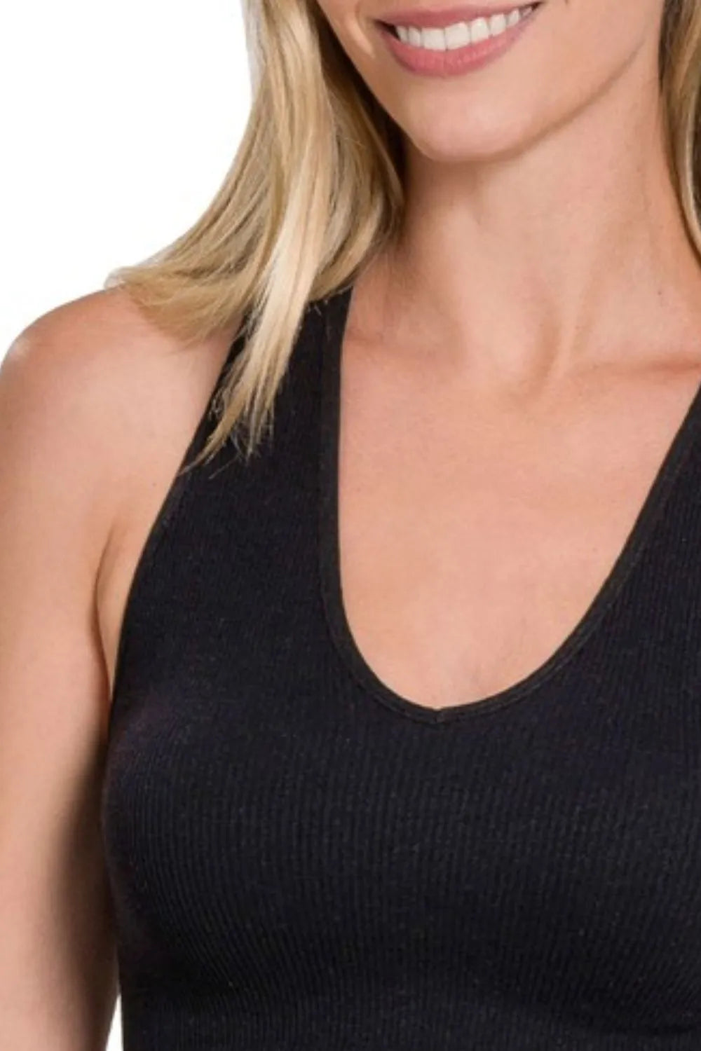 Zenana Seamless Ribbed Cropped Racerback Tank Top d4ac80db-8e67-4aae-9d52-fa4cde24dcdf-Max-Origin