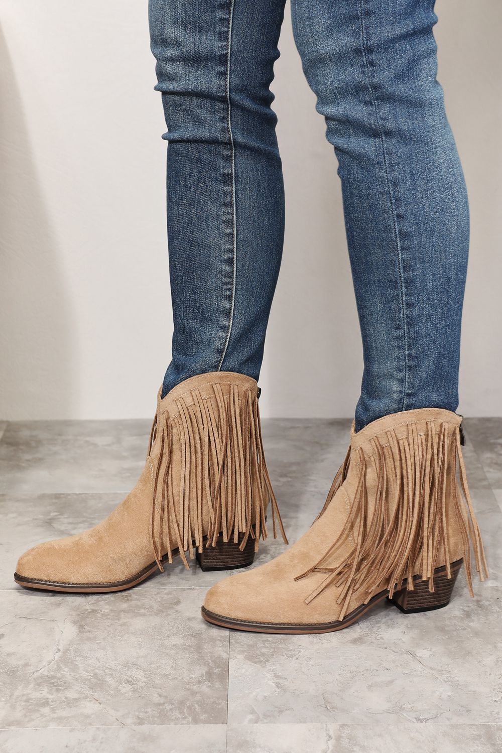 Legend Women's Fringe Cowboy Western Ankle Boots Legend Women's Fringe Cowboy Western Ankle Boots - TopFashionHQ