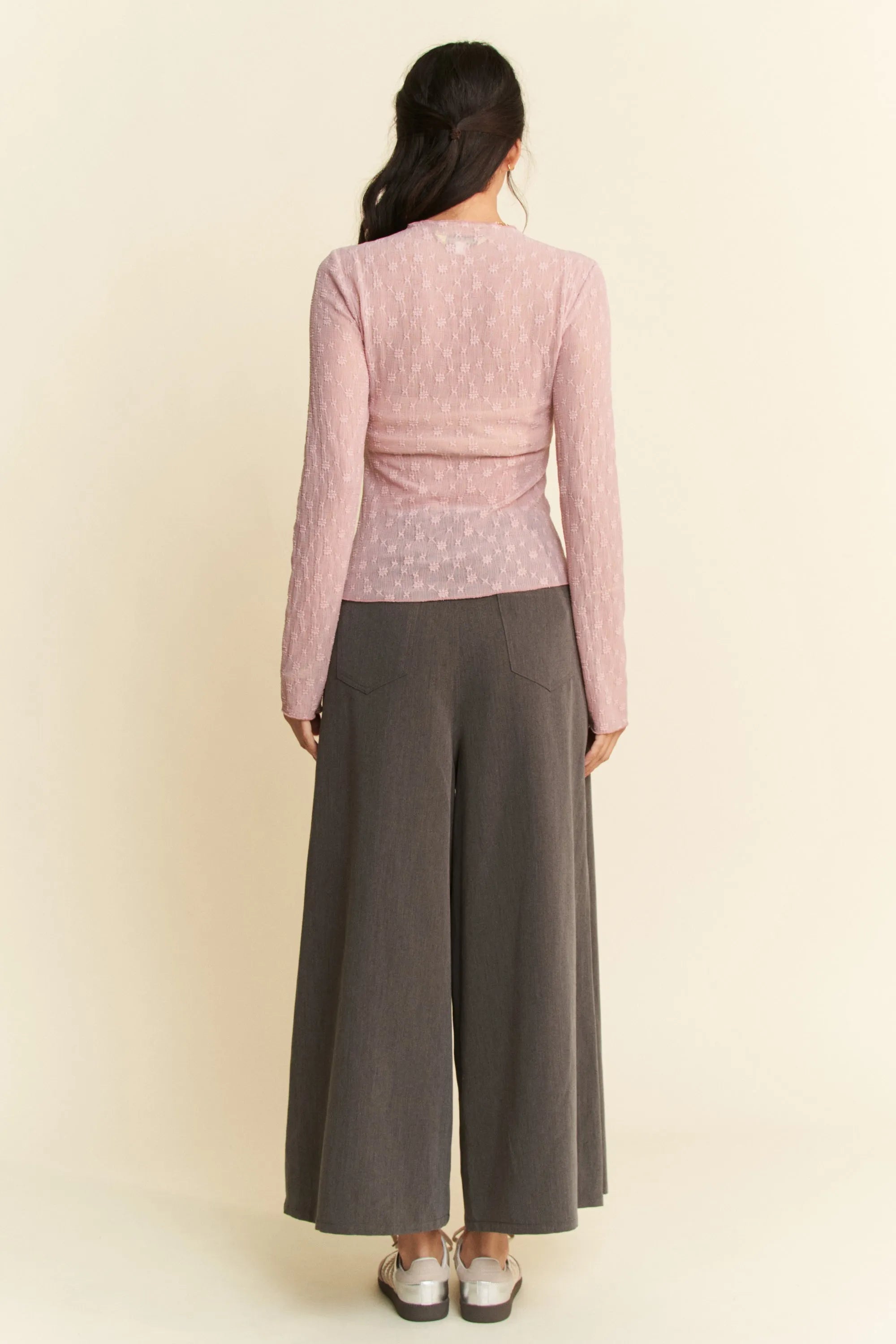 Davi & Dani Long Sleeve Sheer Small Embroidered Bows Lace Top d6ad62a0462042b7adb9d2e8160efc1a-Max-Origin