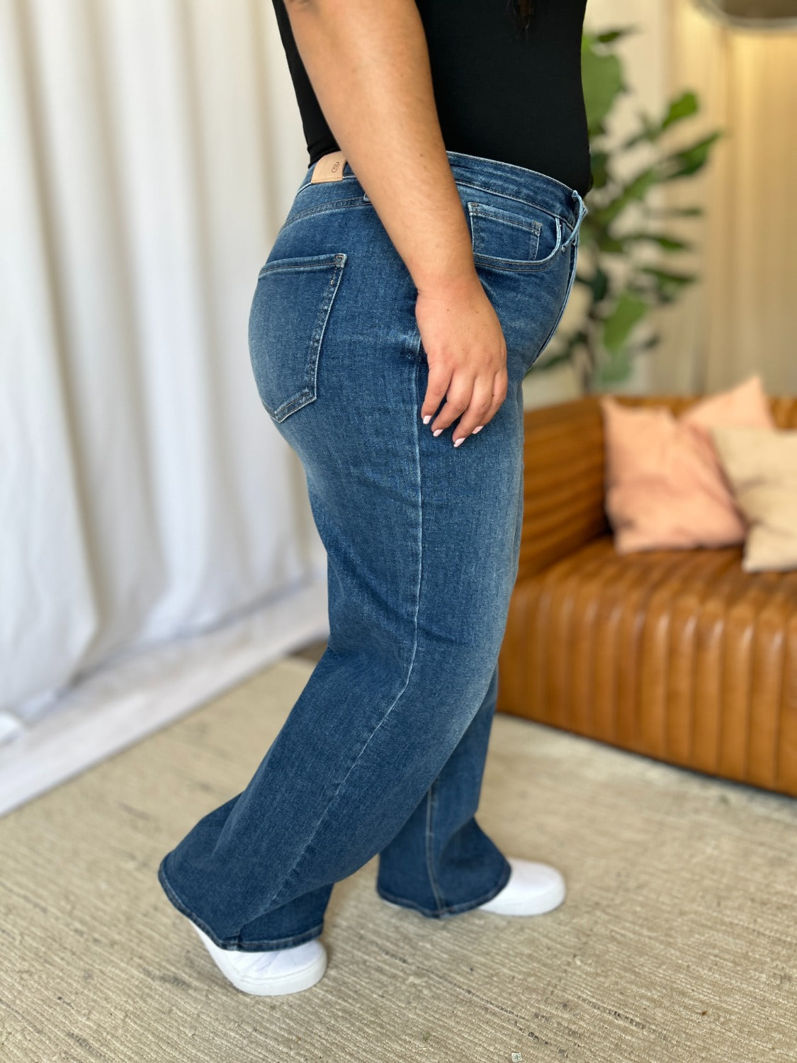 RFM Full Size High Rise Tummy Control Wide Leg Jeans RFM Full Size High Rise Tummy Control Wide Leg Jeans