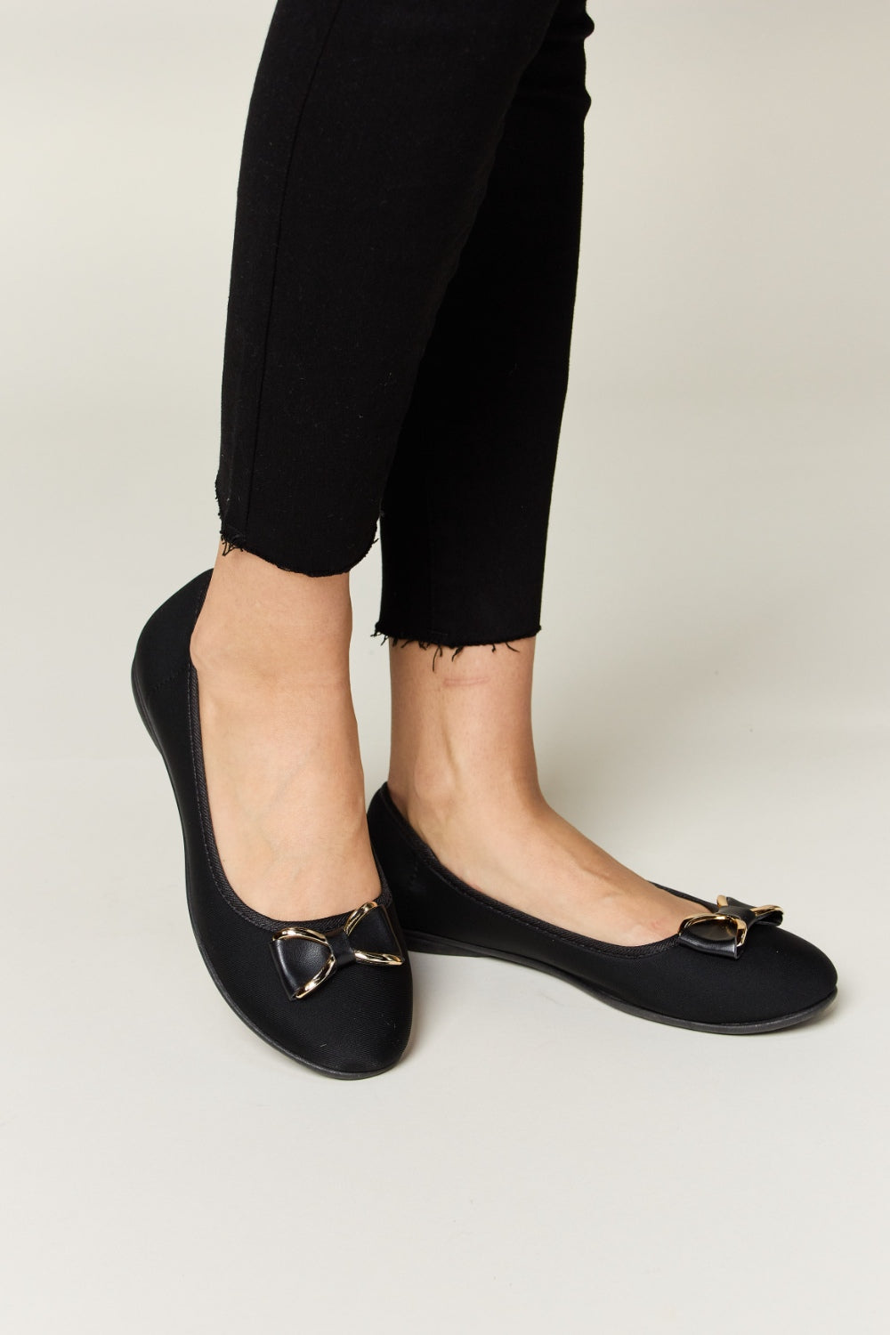 Forever Link Metal Buckle Flat Loafers Forever Link Metal Buckle Flat Loafers - TopFashionHQ