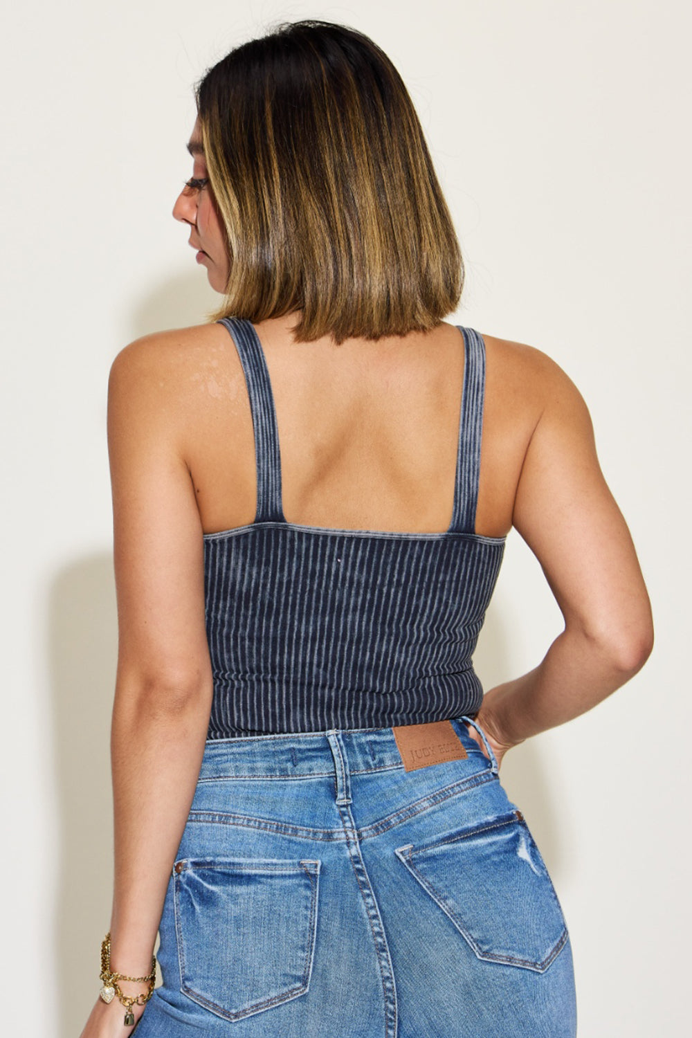 Zenana Ribbed Washed Square Neck Tank Zenana Ribbed Washed Square Neck Tank - TopFashionHQ