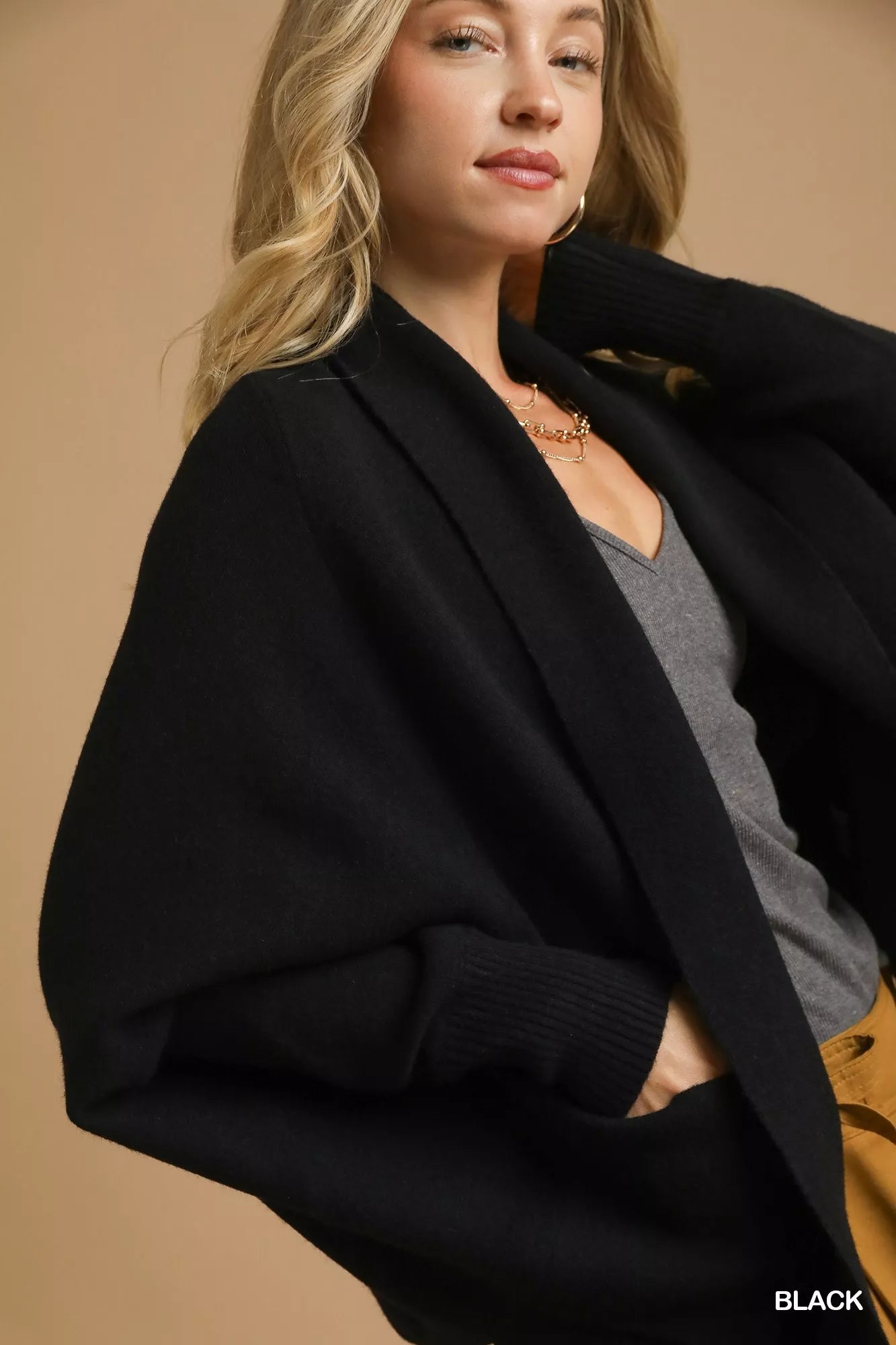 Umgee Open Front Cardigan with Front Pockets de41f8c6-251b-464b-98dc-b8fe9377320a-Max-Origin