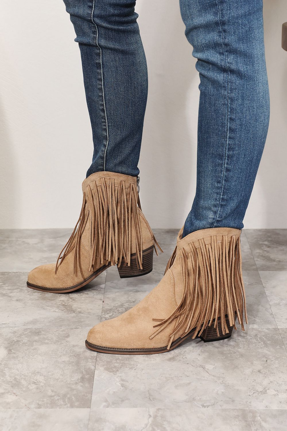 Legend Women's Fringe Cowboy Western Ankle Boots Legend Women's Fringe Cowboy Western Ankle Boots - TopFashionHQ
