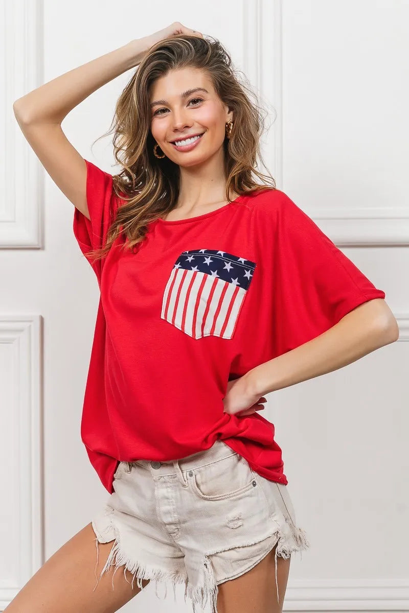 BiBi French Terry With Front Pocket Dolman Sleeves Top e0bb10cf6f254af09b6228c4dd4a5834-Max-Origin