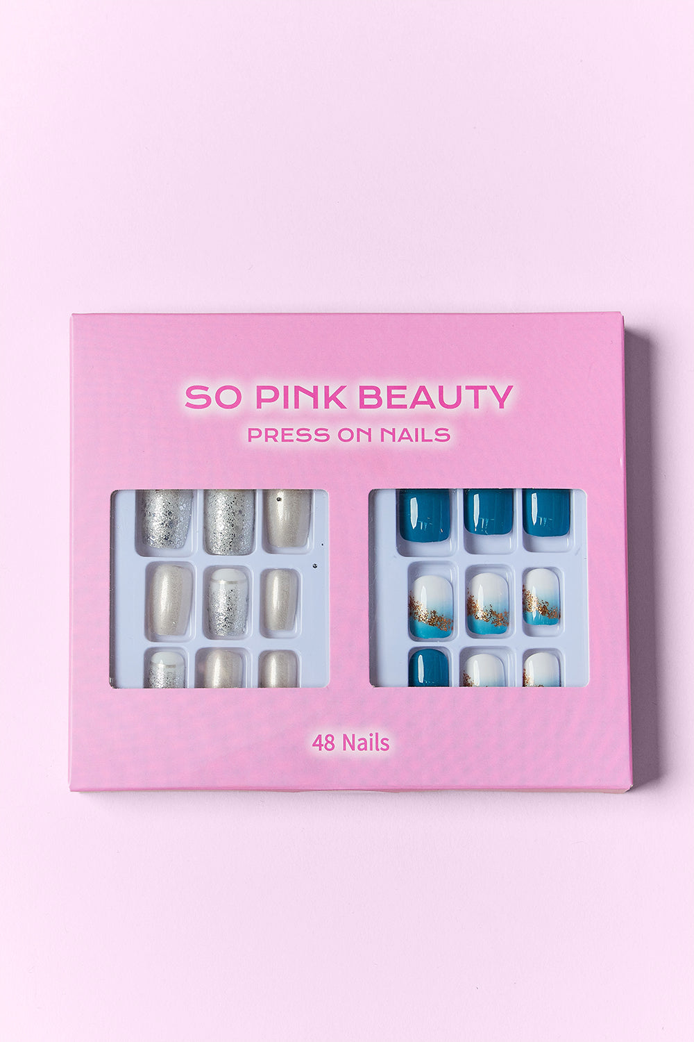 SO PINK BEAUTY Press On Nails 2 Packs SO PINK BEAUTY Press On Nails 2 Packs - TopFashionHQ