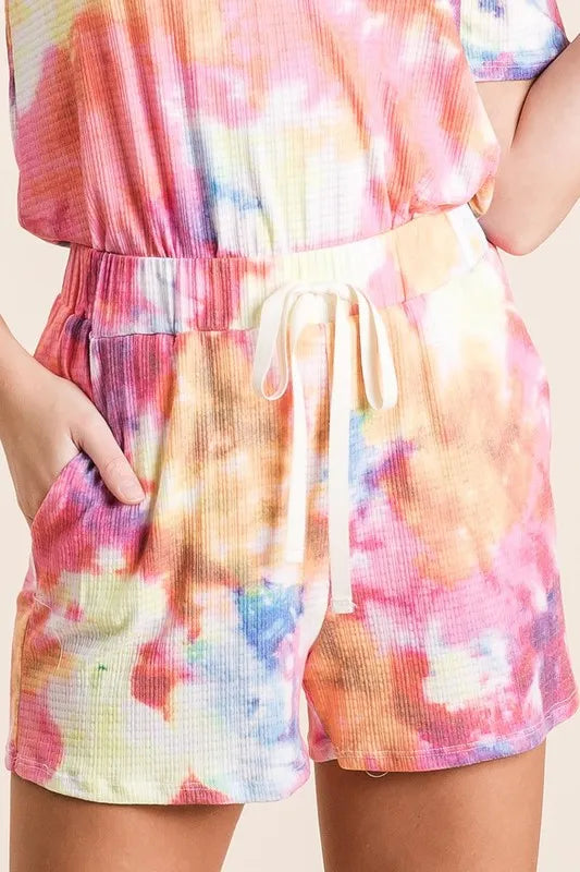 BiBi Tie Dye French Terry Casual Shorts e1a98f9a-27cc-4785-9224-137b1f8d9eaa-Max-Origin