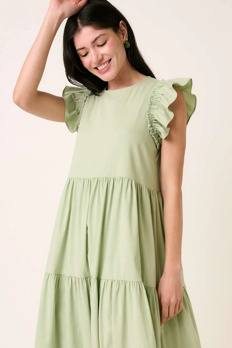 Mittoshop Ruffle Short Sleeve Tiered Maxi Dress e273a23410154bbd9db0b1922806049c-Max-Origin