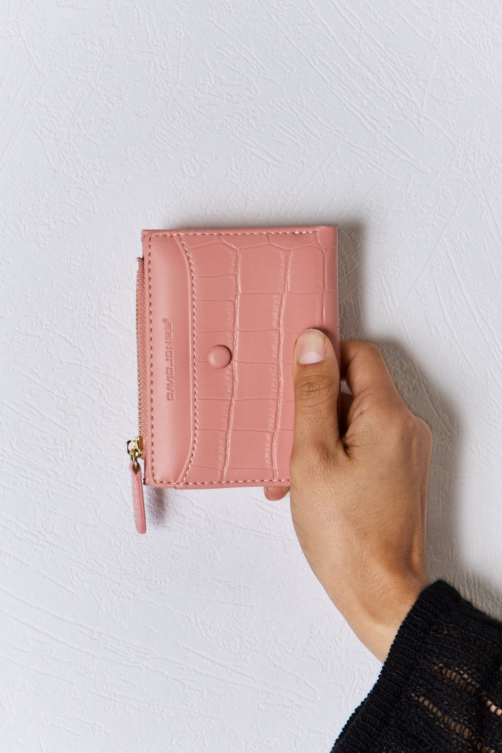David Jones Texture PU Leather Mini Wallet David Jones Texture PU Leather Mini Wallet - TopFashionHQ