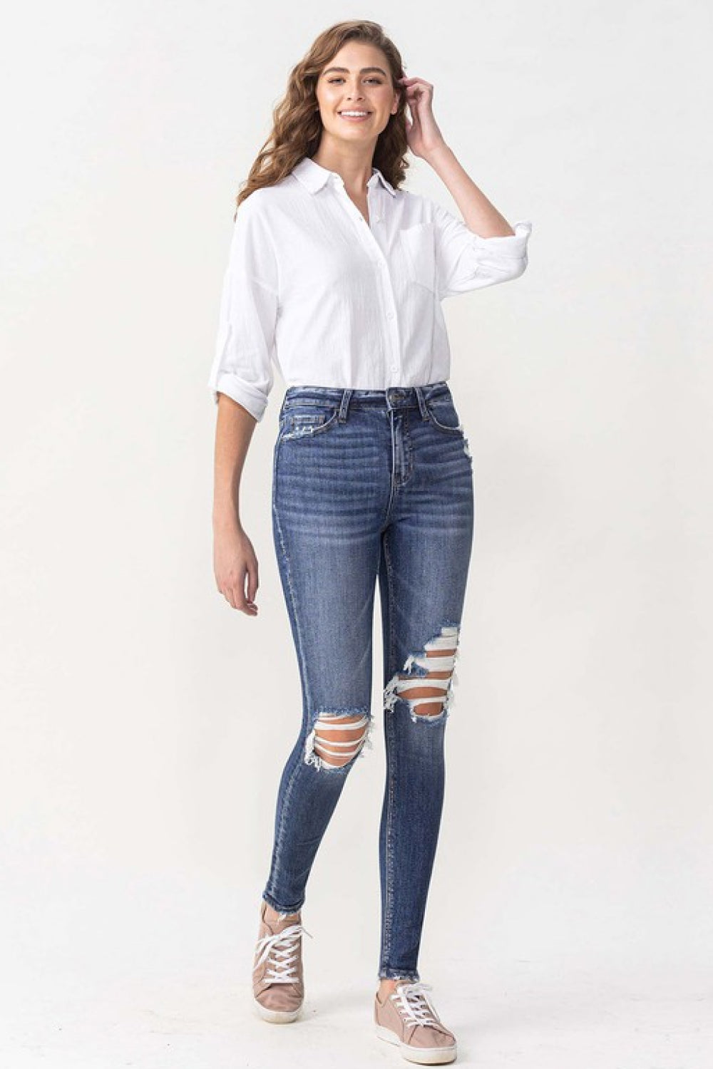 Lovervet Hayden Full Size High Rise Skinny Lovervet Hayden Full Size High Rise Skinny - TopFashionHQ