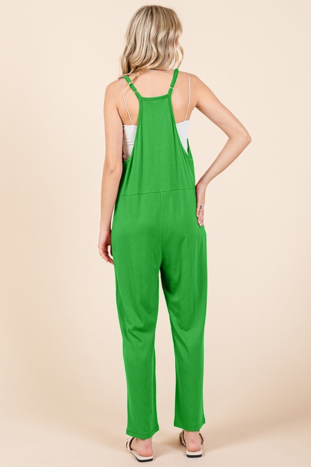 Culture Code Full Size Sleeveless Jumpsuit with Pockets Culture Code Full Size Sleeveless Jumpsuit with Pockets - TopFashionHQ