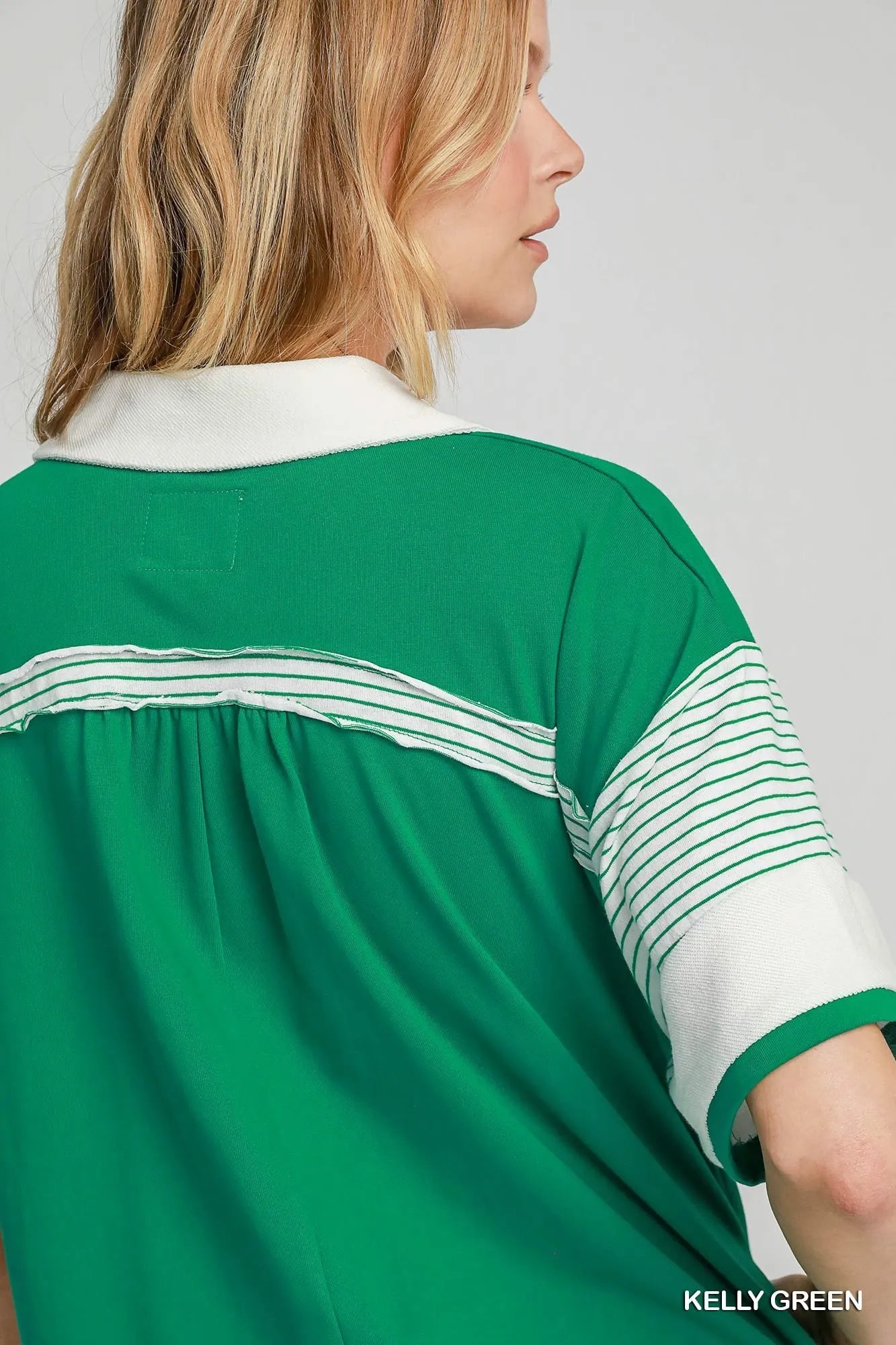 Umgee French Terry Collared Colorblock Romper e3a0eff4-2bc5-484e-ba04-c9d1e84c6af3-Max-Origin