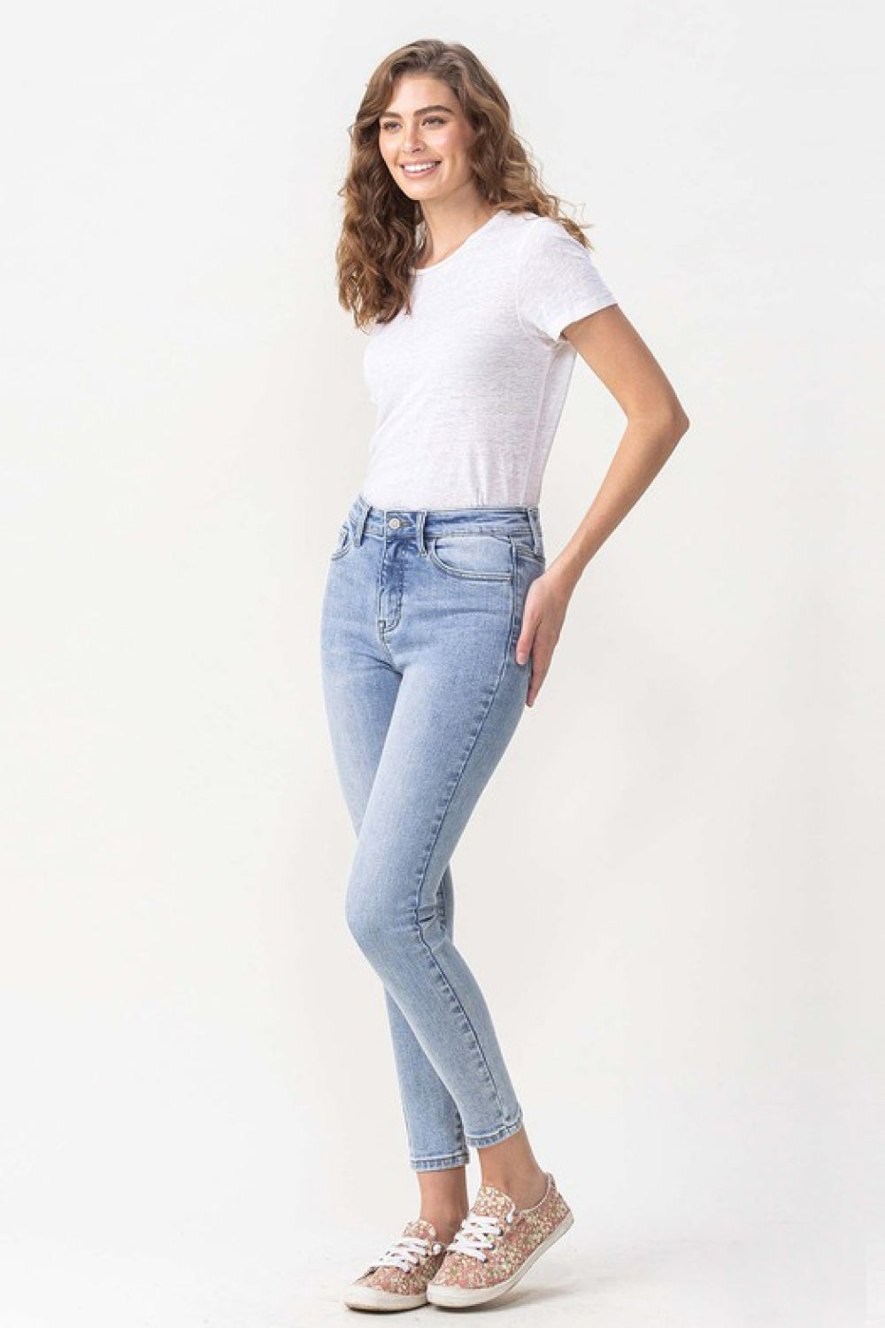 Lovervet Full Size Talia High Rise Crop Skinny Jeans Lovervet Full Size Talia High Rise Crop Skinny Jeans - TopFashionHQ