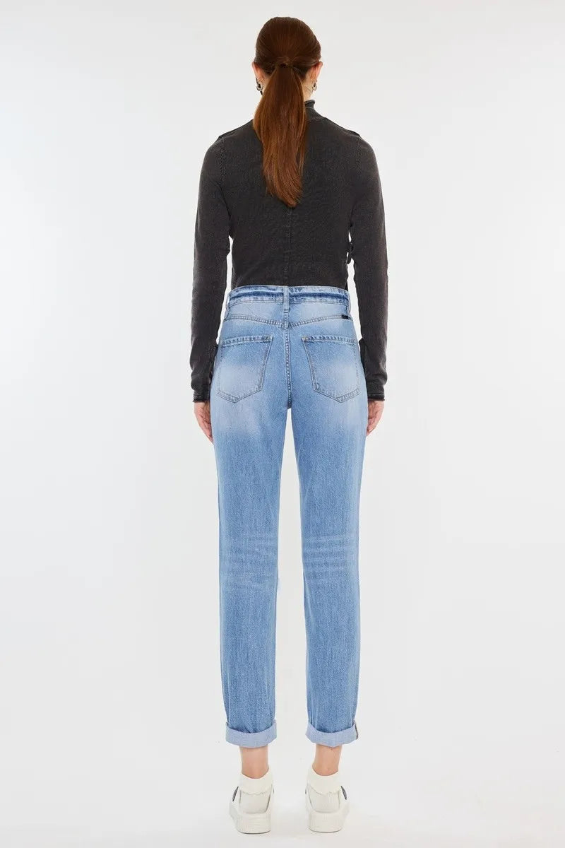 Kancan High Rise Distressed Mom Jeans e5433c99d7f74a6396ac4cfcdfcf4138-Max-Origin