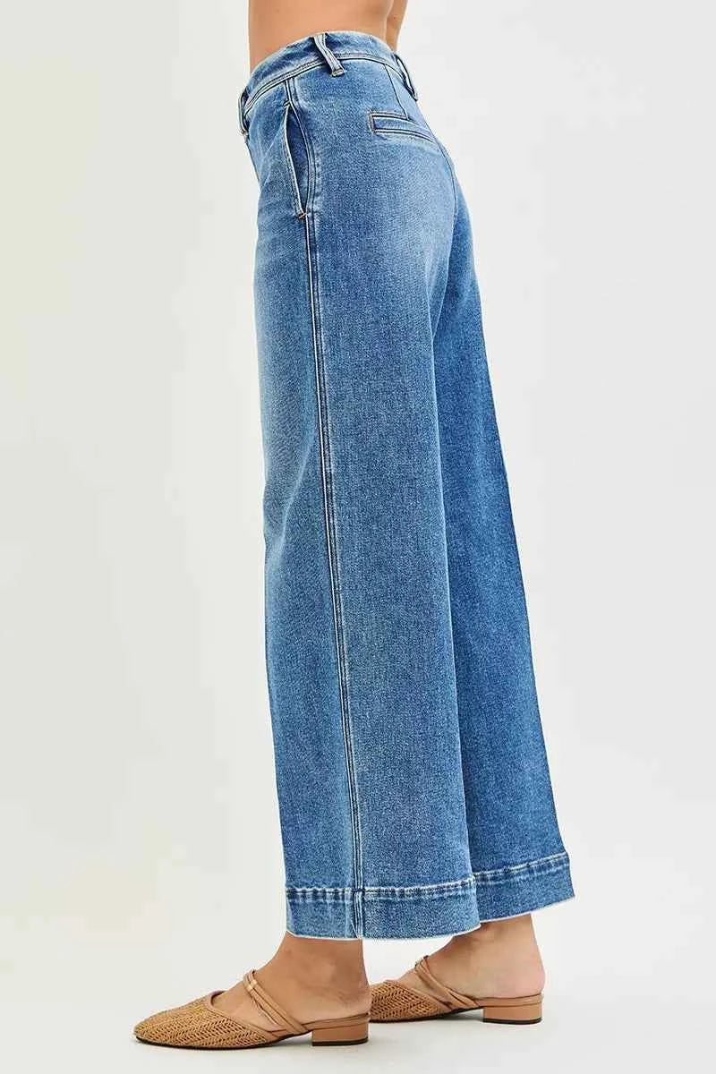 RISEN Slouchy Ankle Wide Jeans RISEN Slouchy Ankle Wide Jeans