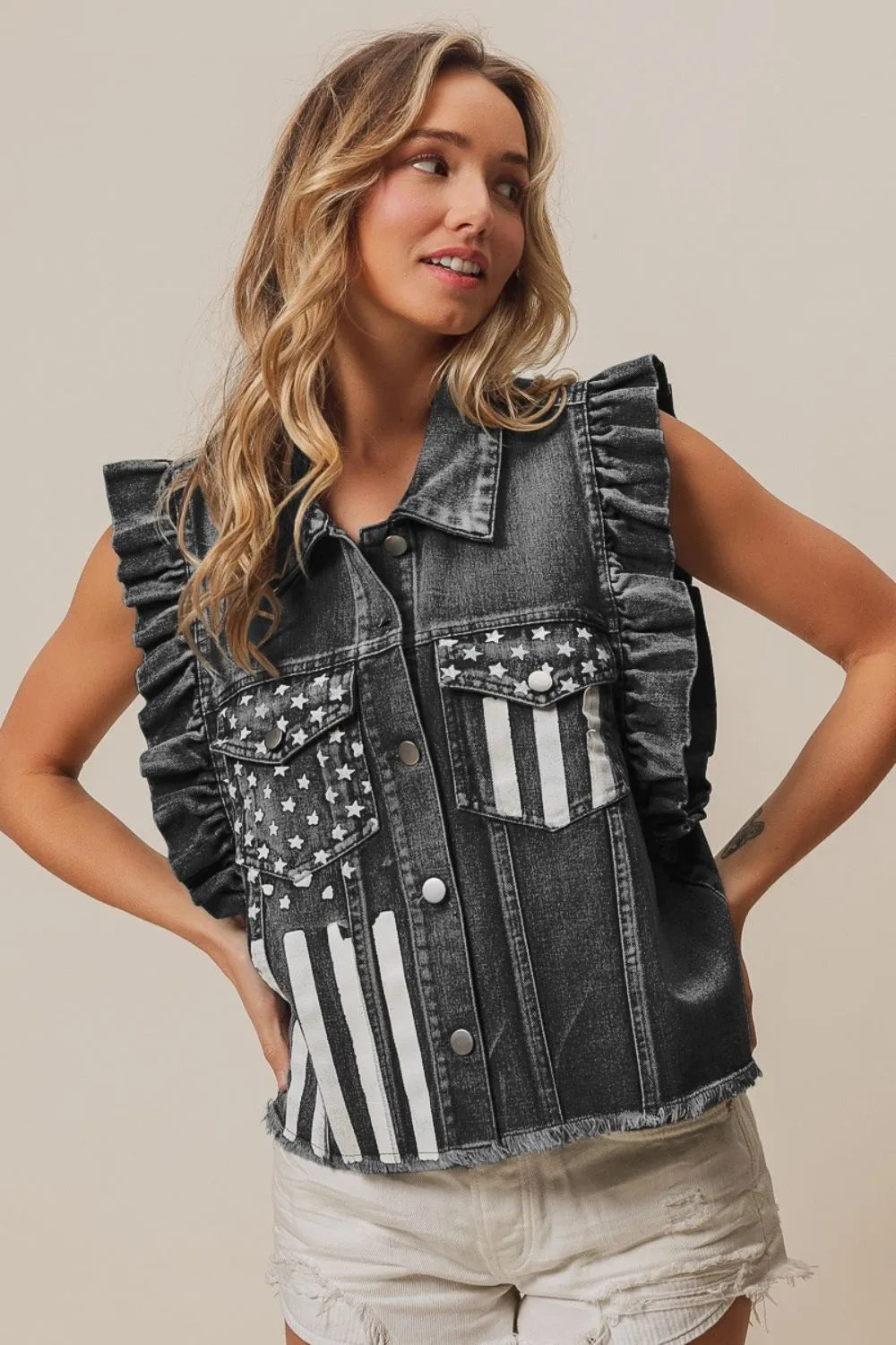 BiBi American Flag Washed Denim Jacket e7efa875-51f5-455b-9e75-b211ecfac1b2-Max-Origin