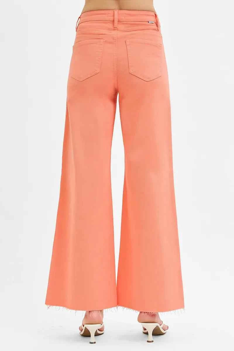 RISEN Full Size Tummy Control High Rise Wide Leg Palazzo Jeans Plus Size RISEN Full Size Tummy Control High Rise Wide Leg Palazzo Jeans Plus Size