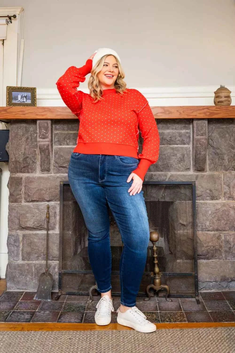 Judy Blue Full Size Washed Thermal Skinny Jeans Plus Size Judy Blue Full Size Washed Thermal Skinny Jeans Plus Size