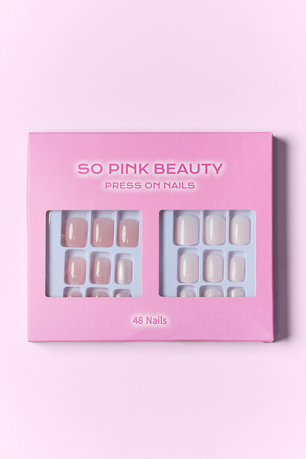 SO PINK BEAUTY Press On Nails 2 Packs SO PINK BEAUTY Press On Nails 2 Packs - TopFashionHQ