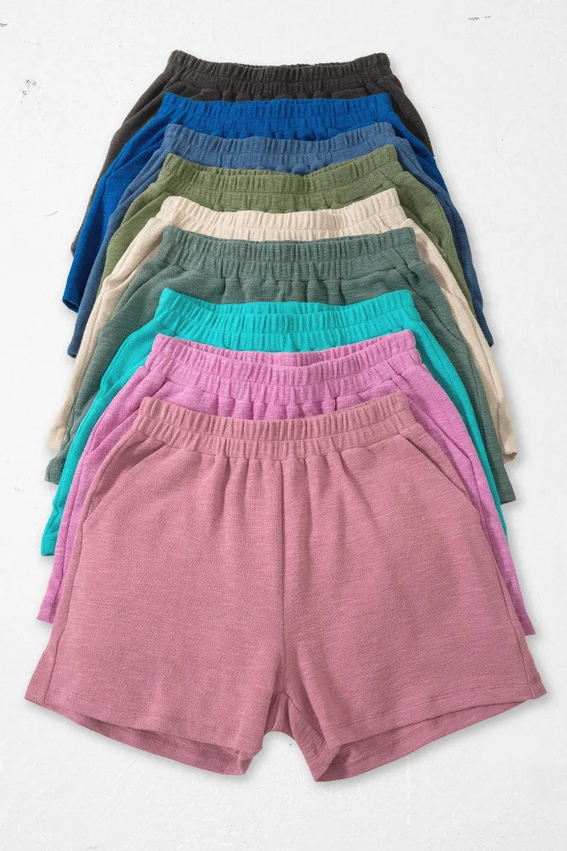 Zenana Cotton Slub Shorts eb4f852b-d886-48aa-a2a6-8429a0e6e86e-Max-Origin