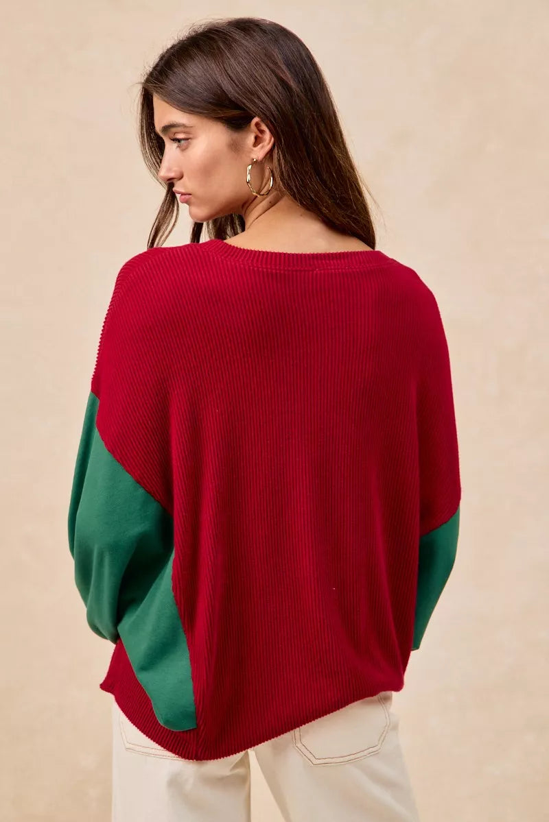 BiBi Christmas Theme Tree Embroidered Sweater ebafd95c441244cf9a973c7449aef5f6-Max-Origin