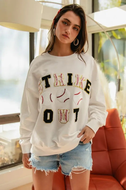 BiBi Baseballs Strikeout Patches French Terry Sweatshirt ed90d620-65c4-452e-aa71-07df23a1d5f3-Max-Origin