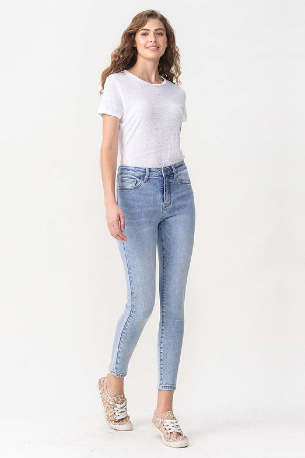 Lovervet Full Size Talia High Rise Crop Skinny Jeans Lovervet Full Size Talia High Rise Crop Skinny Jeans - TopFashionHQ