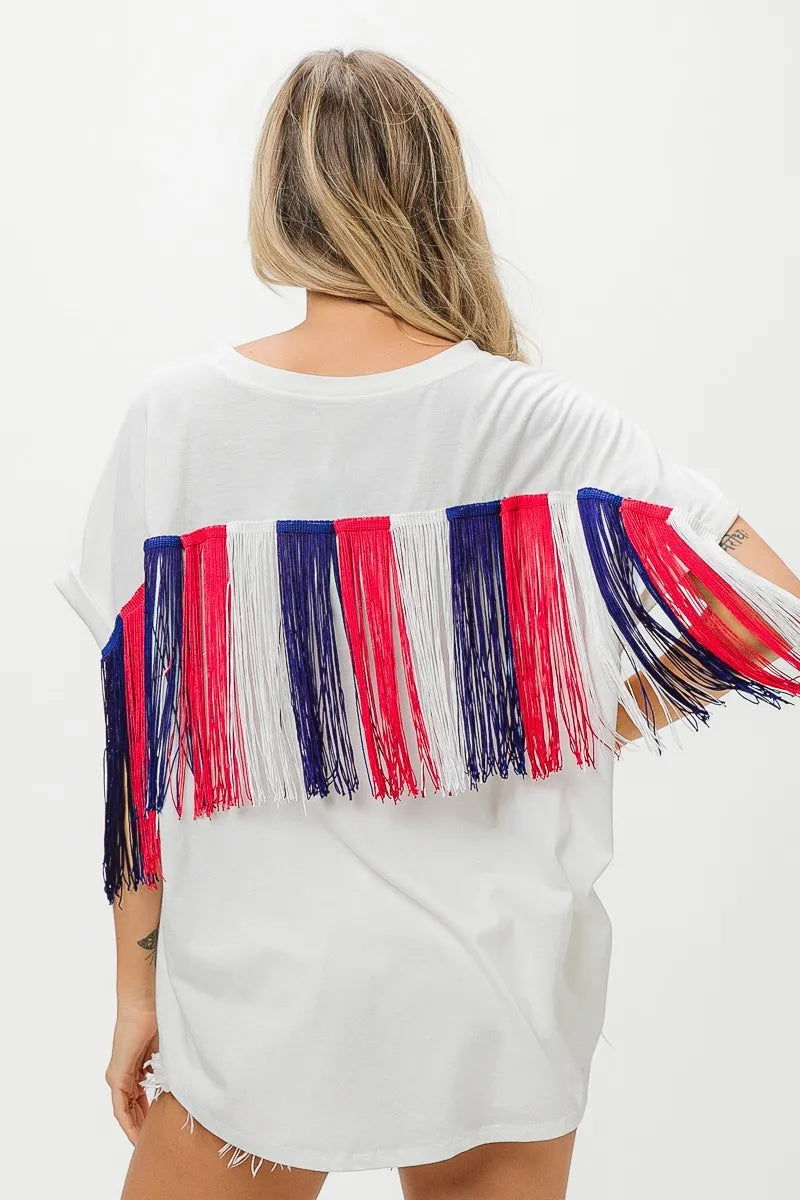 BiBi American Flag Sequin Ribbon T-Shirt f1c8007a52504d7a9d01c01a0ccb2c58-Max-Origin