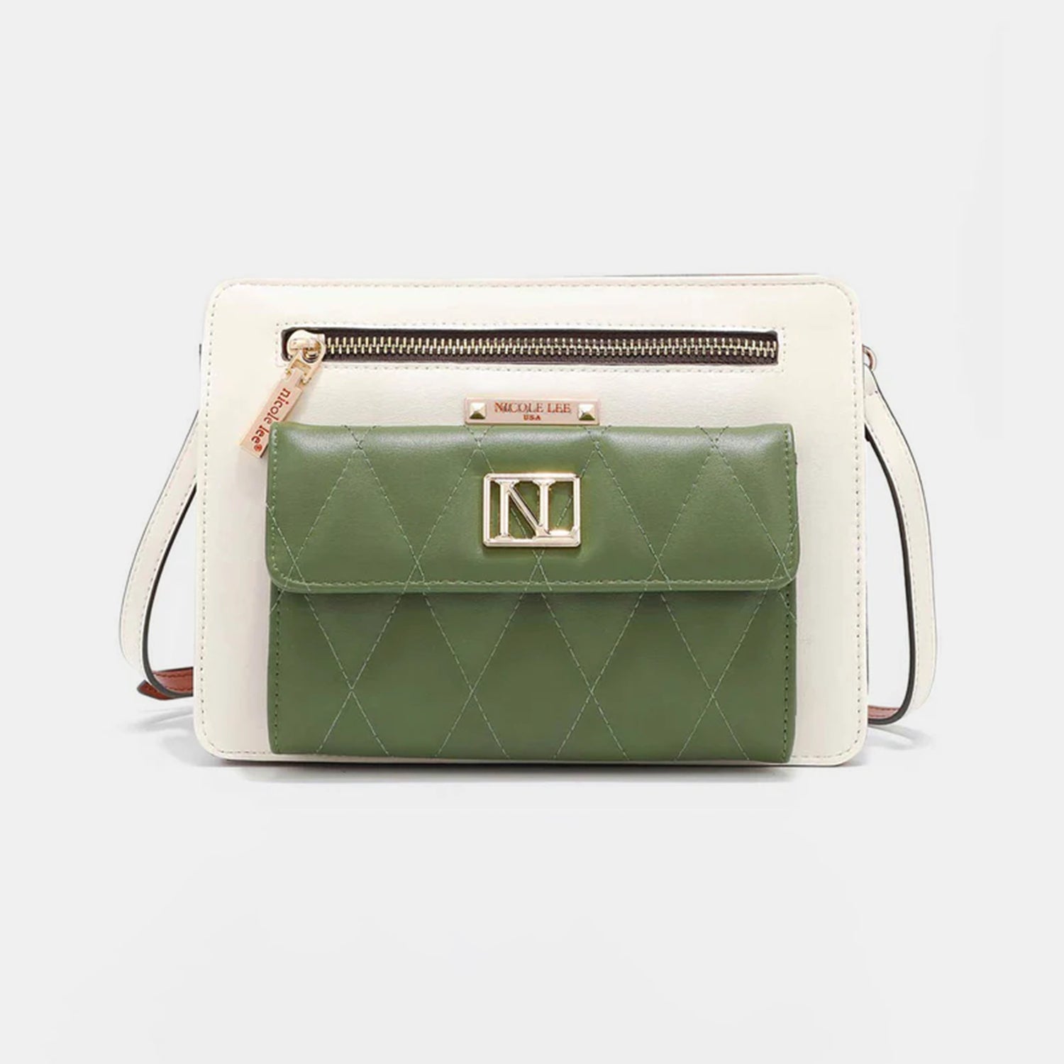 Nicole Lee USA Color Block Crossbody Bag Nicole Lee USA Color Block Crossbody Bag - TopFashionHQ