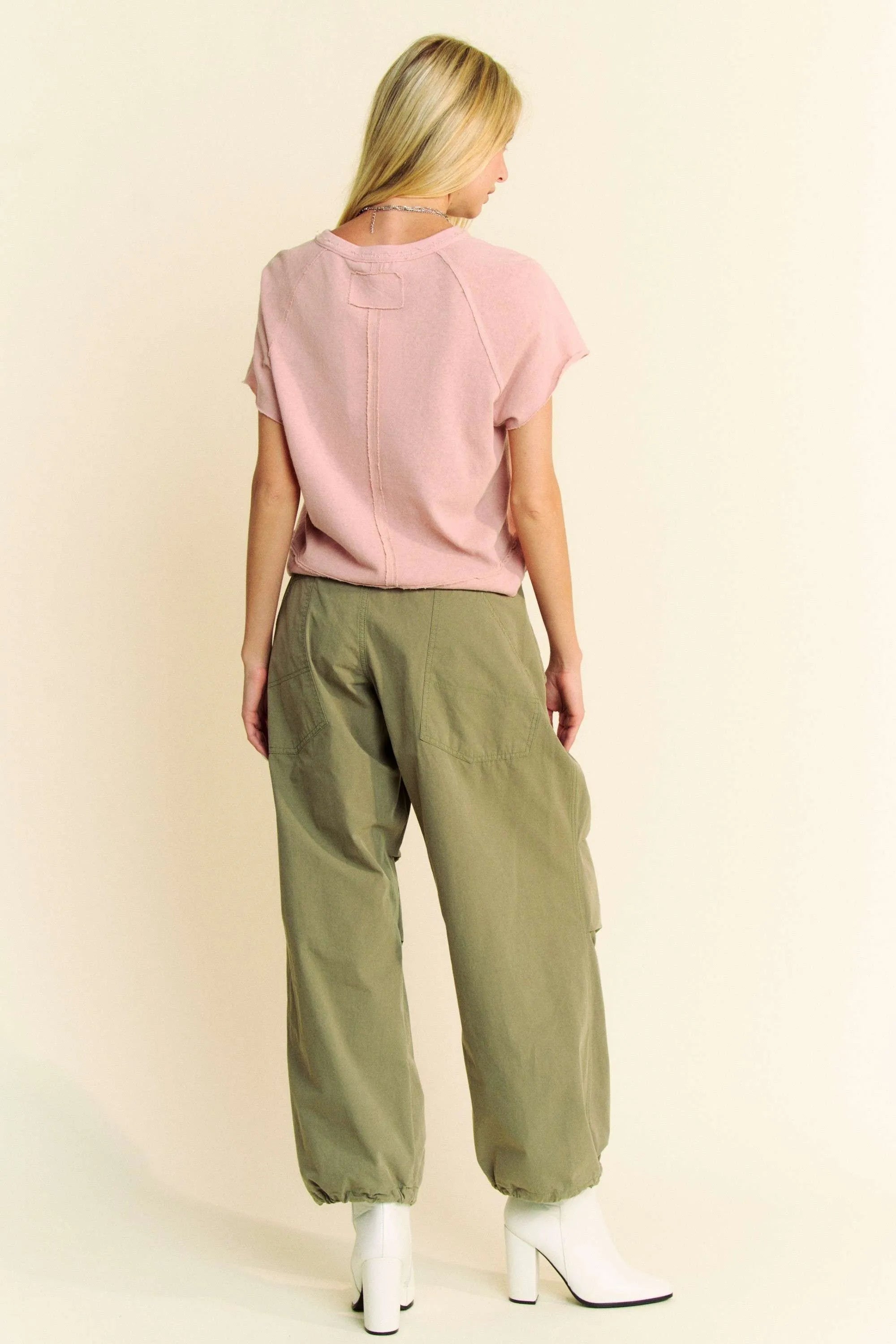 Davi & Dani Breezy Knit Fabric Short Sleeve T-shirt Top f68e24458c6d4efea3e622cdbdf299d9-Max-Origin