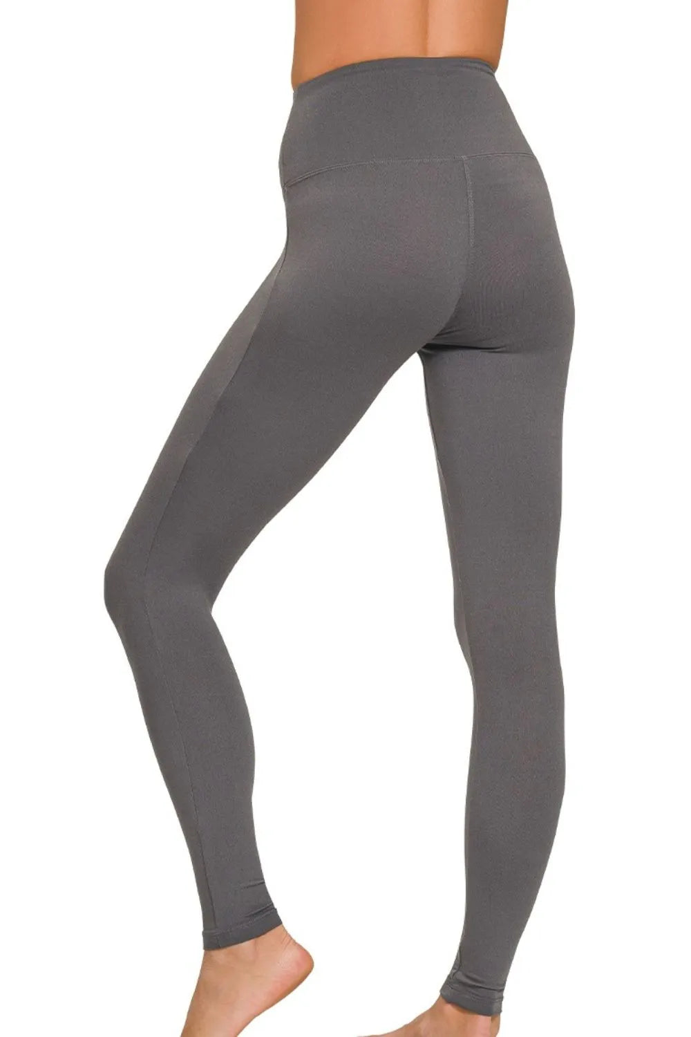 Zenana Premium Microfiber Wide Waistband Leggings f6a31183-c6ee-463c-86f8-369959c246ed-Max-Origin