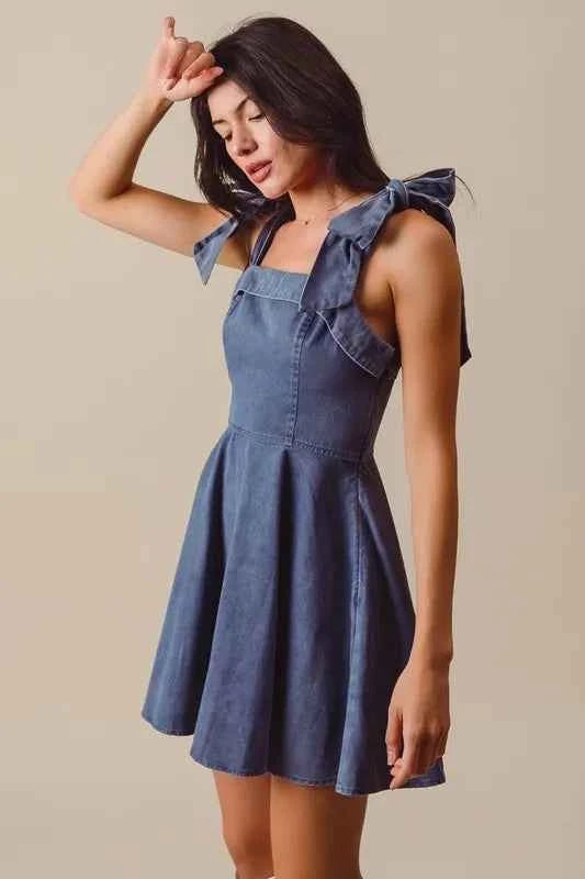 SO ME Fit and Flare Washed Gameday Dress SO ME Fit and Flare Washed Gameday Dress