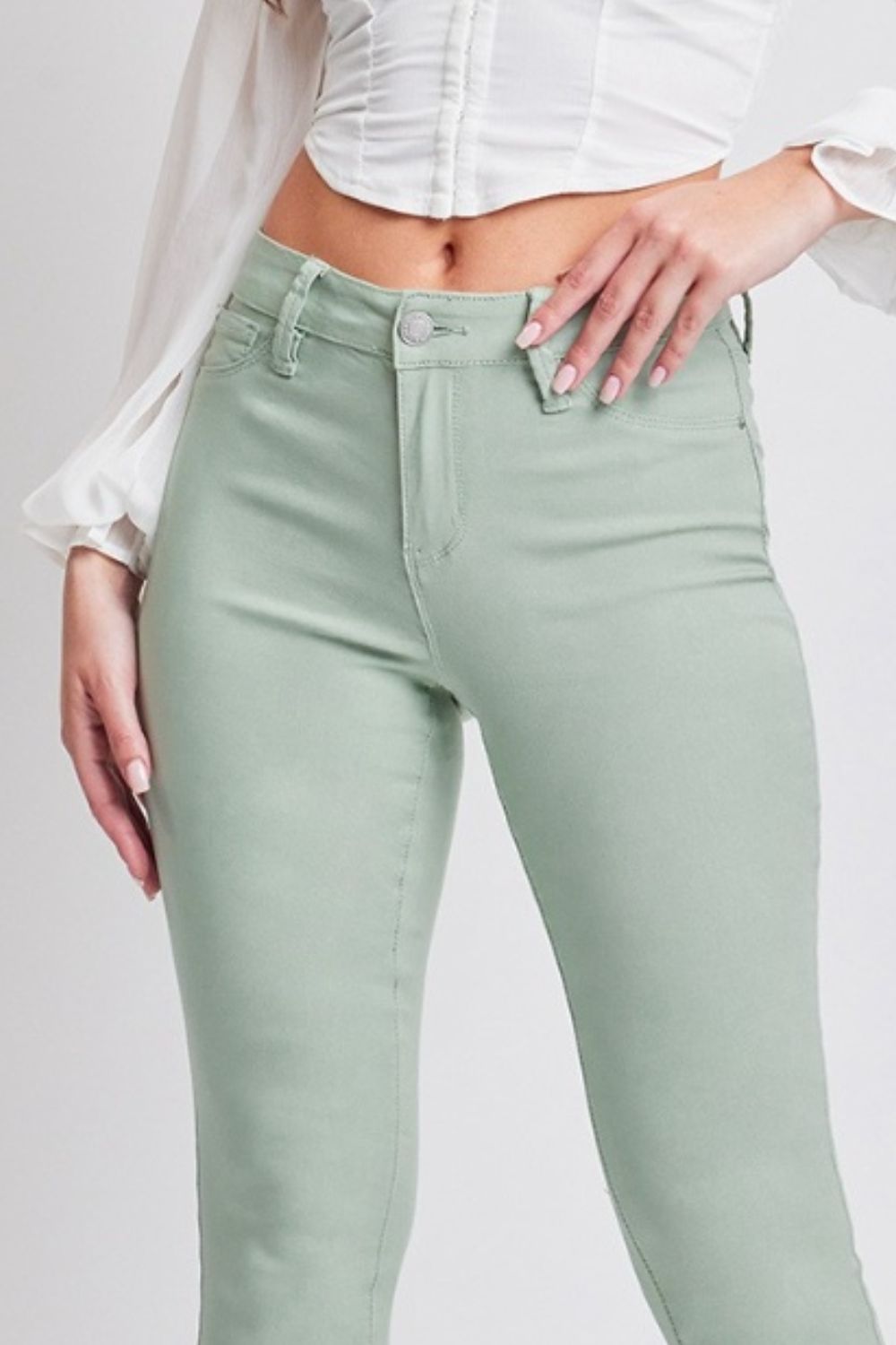 YMI Jeanswear Hyperstretch Mid-Rise Skinny Jeans YMI Jeanswear Hyperstretch Mid-Rise Skinny Jeans - TopFashionHQ