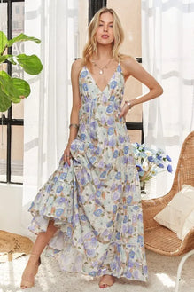 ADORA Bow Back Floral Cami Dress