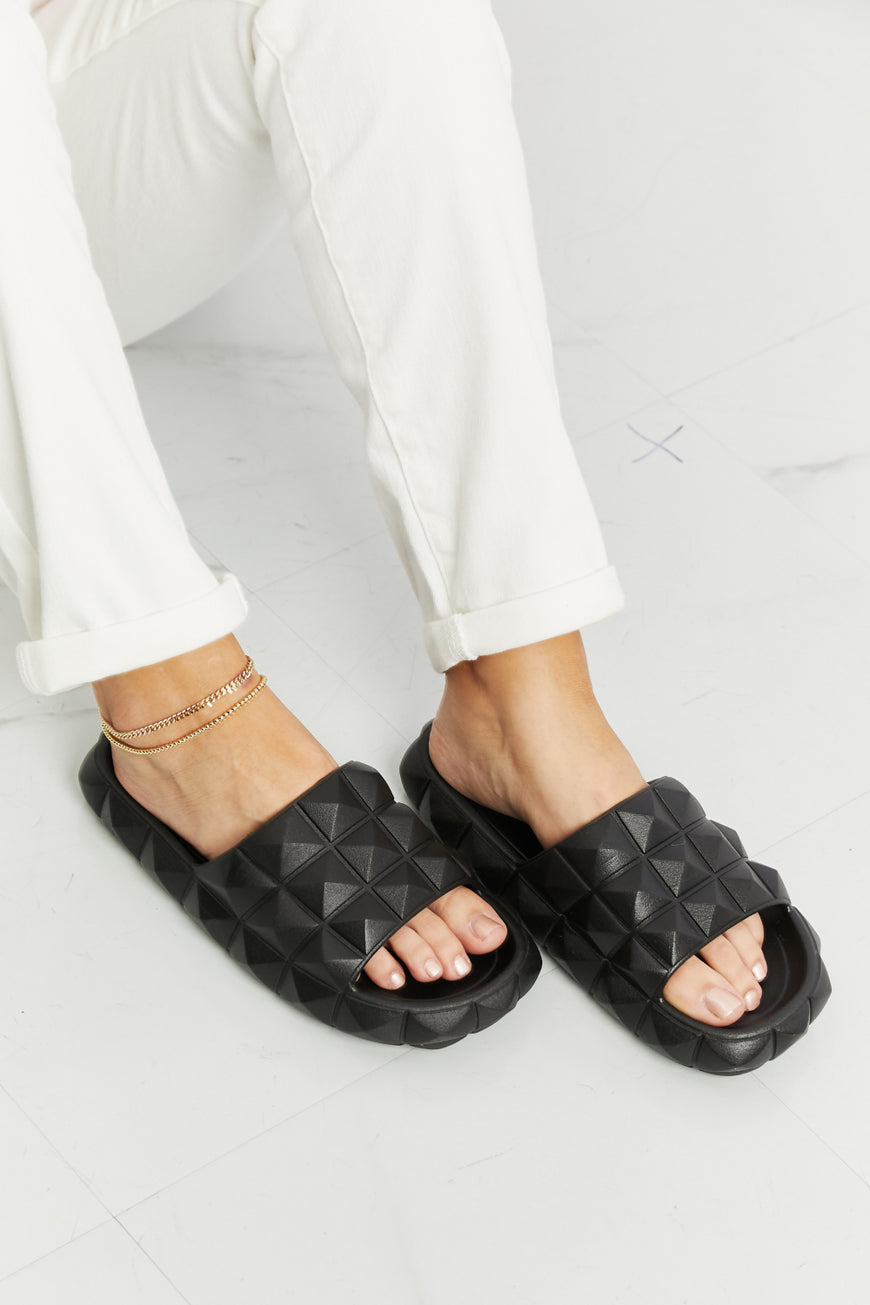 Legend Let's Chill 3D Stud Slide Sandal - TopFashionHQ
