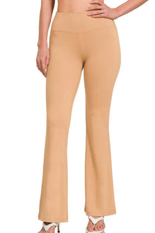 Zenana Buttery Soft Flare Leg High Waist Yoga Pants