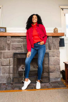 Judy Blue Full Size Washed Thermal Skinny Jeans Plus Size