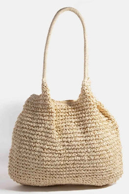 Fame Braided Long Handle Tote Bag