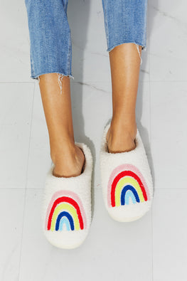 MMShoes Rainbow Plush Slipper