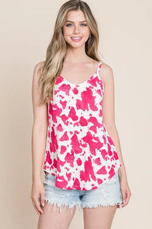 BOMBOM Animal Print Cami