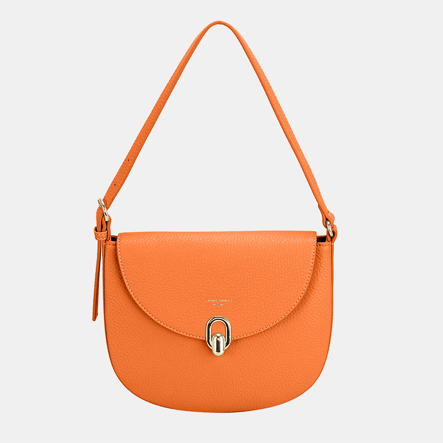 David Jones Metal Buckle Shoulder Bag - TopFashionHQ