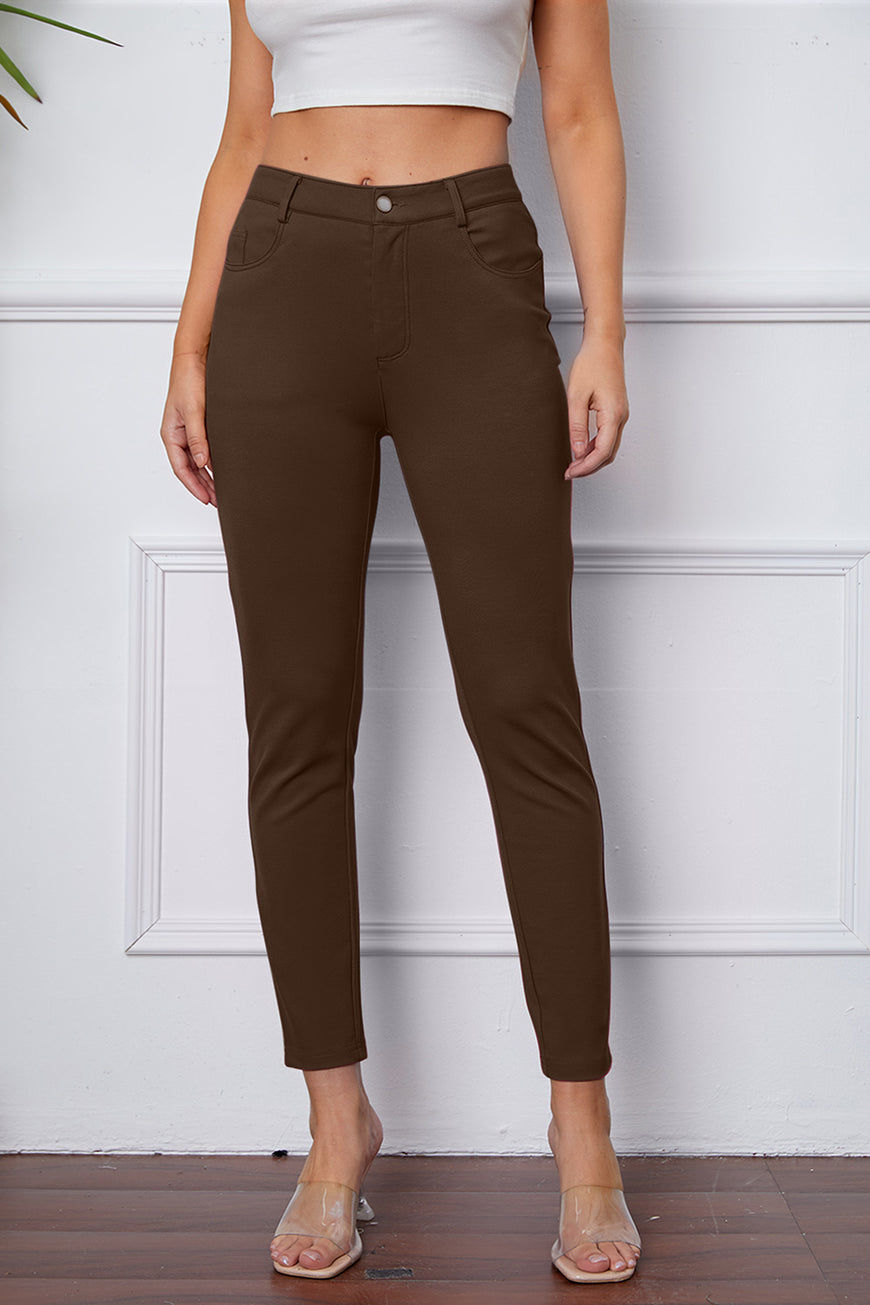 StretchyStitch Pants by Basic Bae - TopFashionHQ