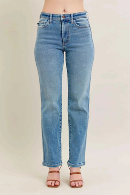 Judy Blue Full Size Hw Vintage Straight Jeans Plus Size
