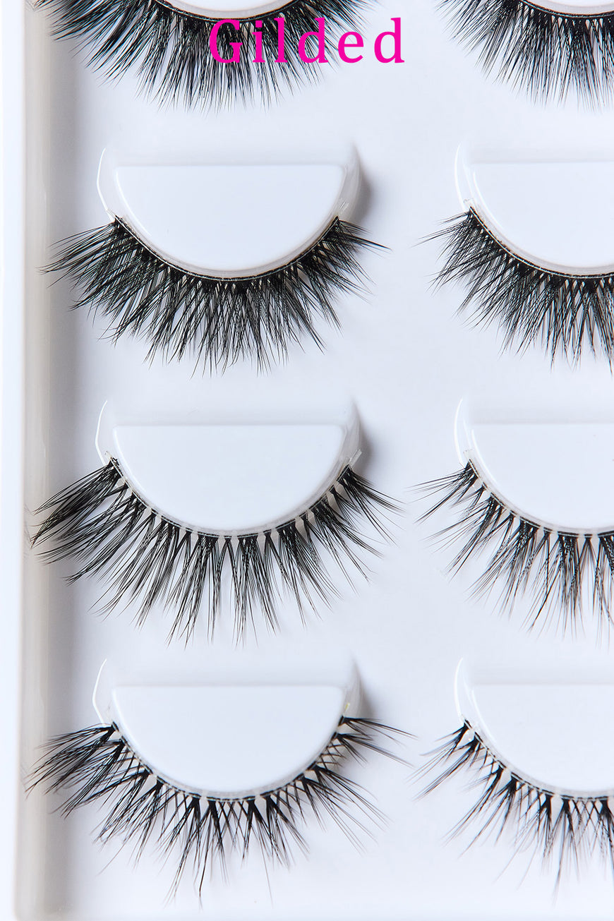 SO PINK BEAUTY Faux Mink Eyelashes Variety Pack 5 Pairs - TopFashionHQ