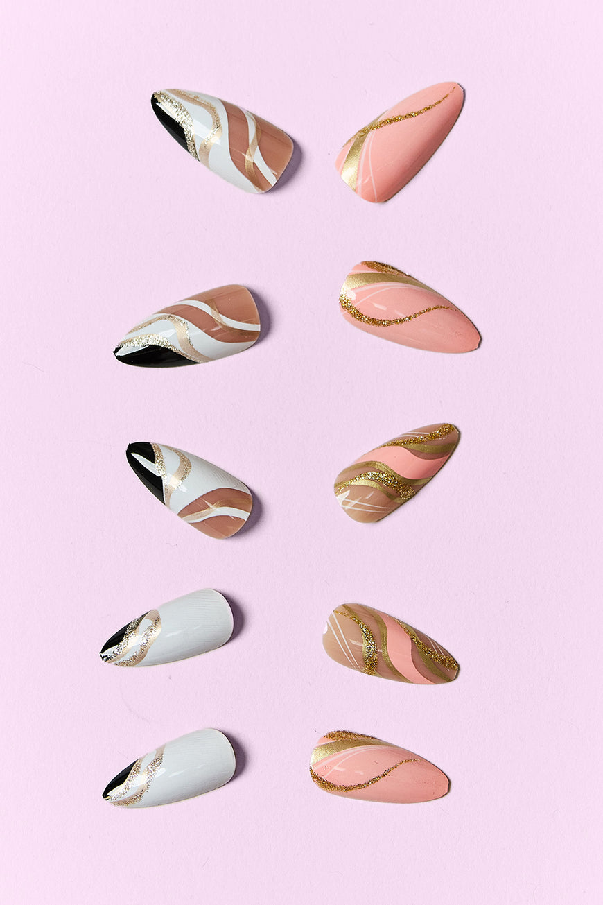 SO PINK BEAUTY Press On Nails 2 Packs - TopFashionHQ