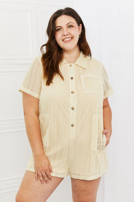 HEYSON Ready For The Day Crochet Romper - TopFashionHQ