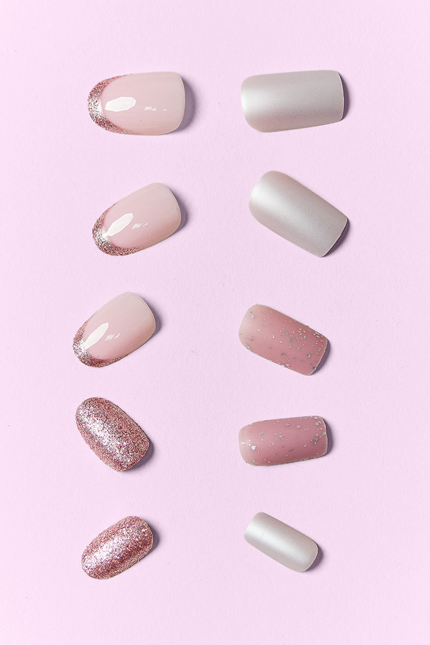 SO PINK BEAUTY Press On Nails 2 Packs - TopFashionHQ