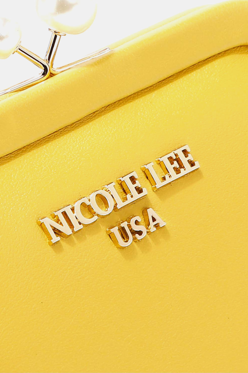 Nicole Lee USA Elise Pearl Coin Purse - TopFashionHQ